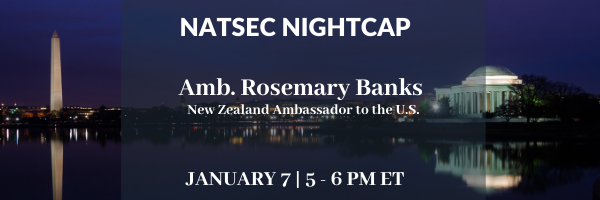 NatSec Nightcap with Ambassador Rosemary Banks
