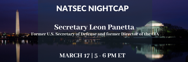NatSec Nightcap with Secretary Leon Panetta