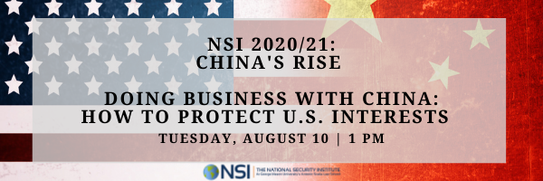 China's Rise and U.S. National Security