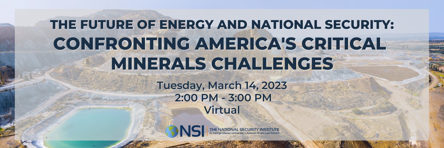 The Future of Energy and National Security: Confronting America's Critical Minerals Challenges