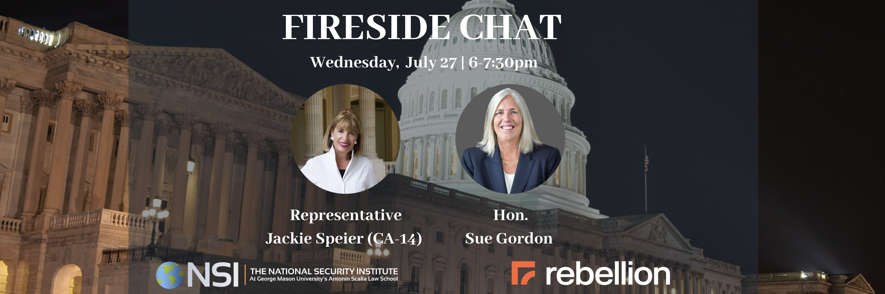 Fireside Chat with Jackie Speier and Sue Gordon