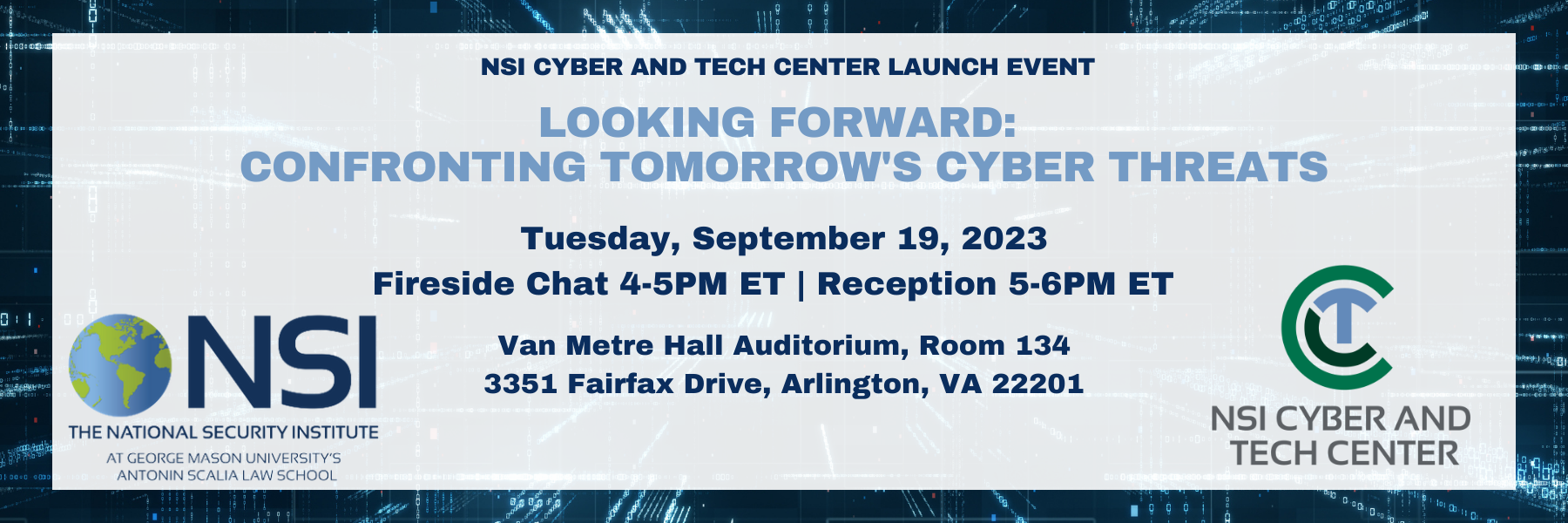Official Launch: NSI Cyber and Tech Center