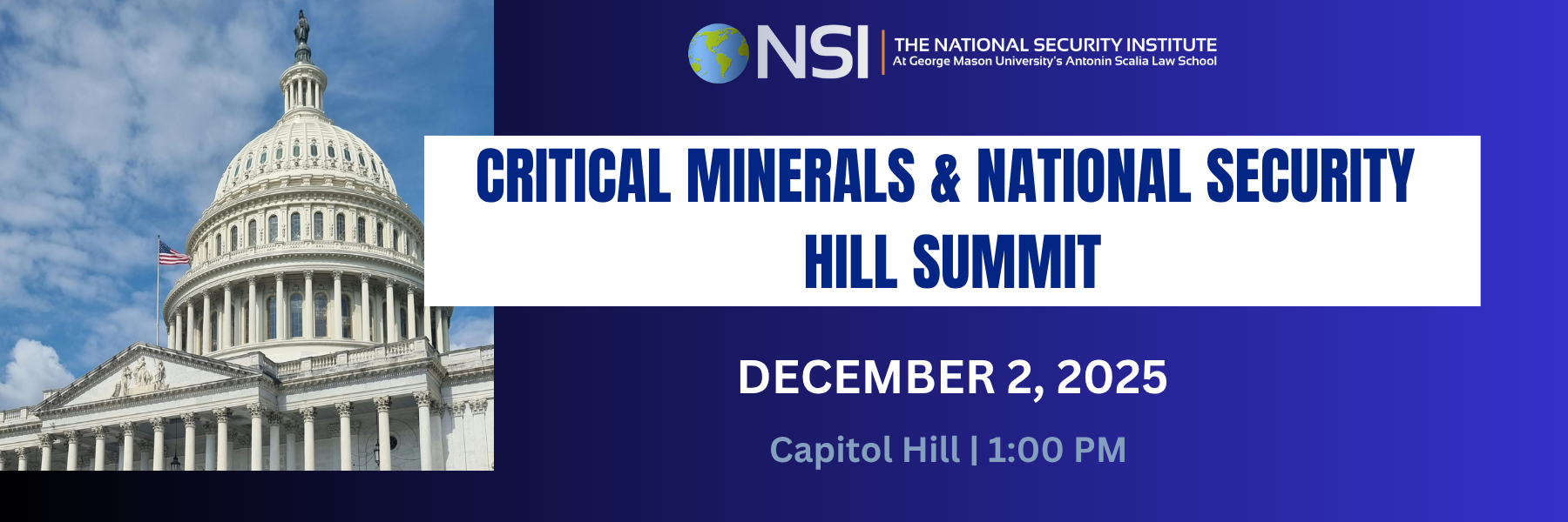 Critical Minerals & National Security Hill Summit